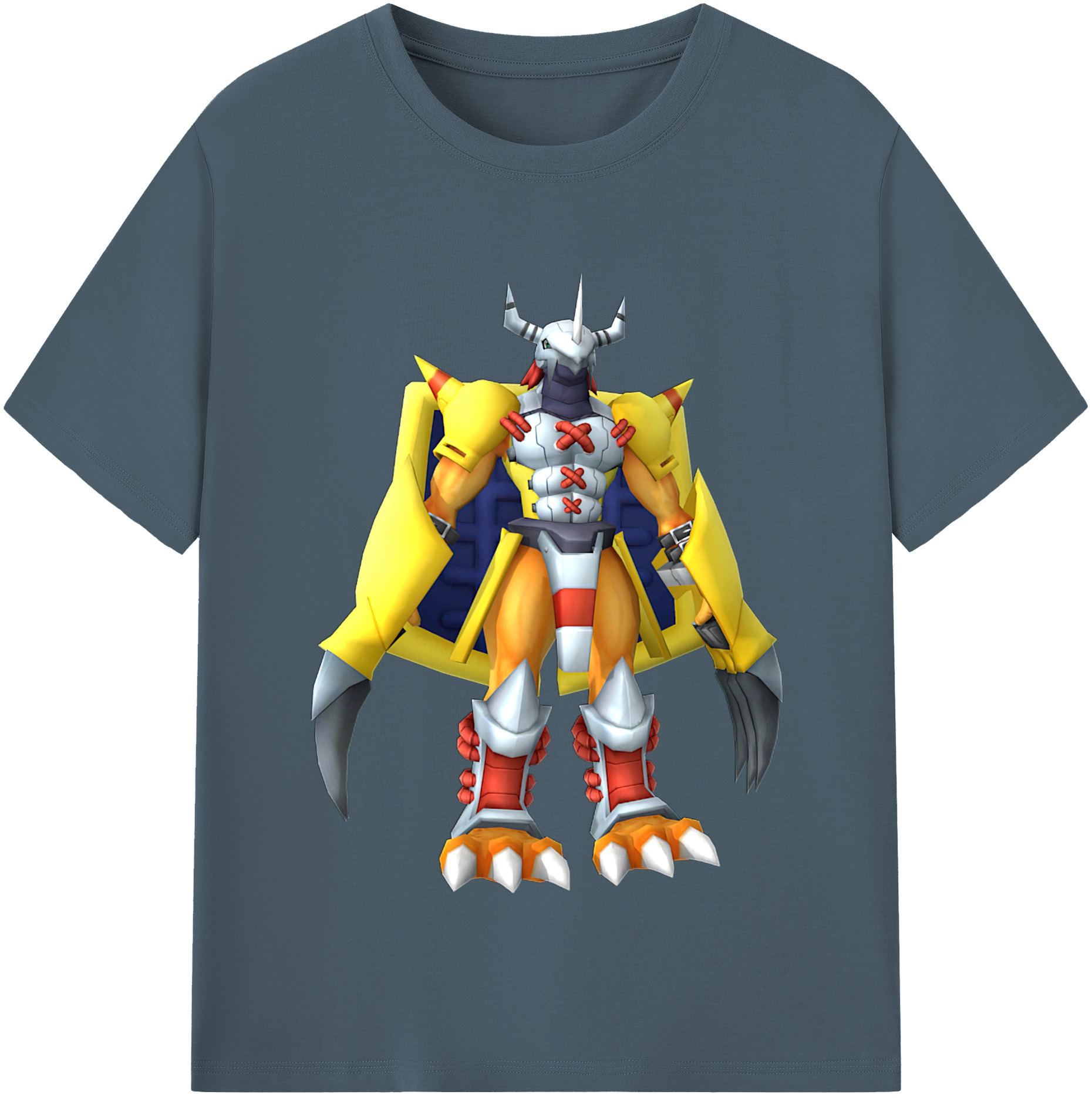 （画像用） Digimon デジタルモンスター/デジモン 綿100％半袖Tシャツ（フロントプリント）
